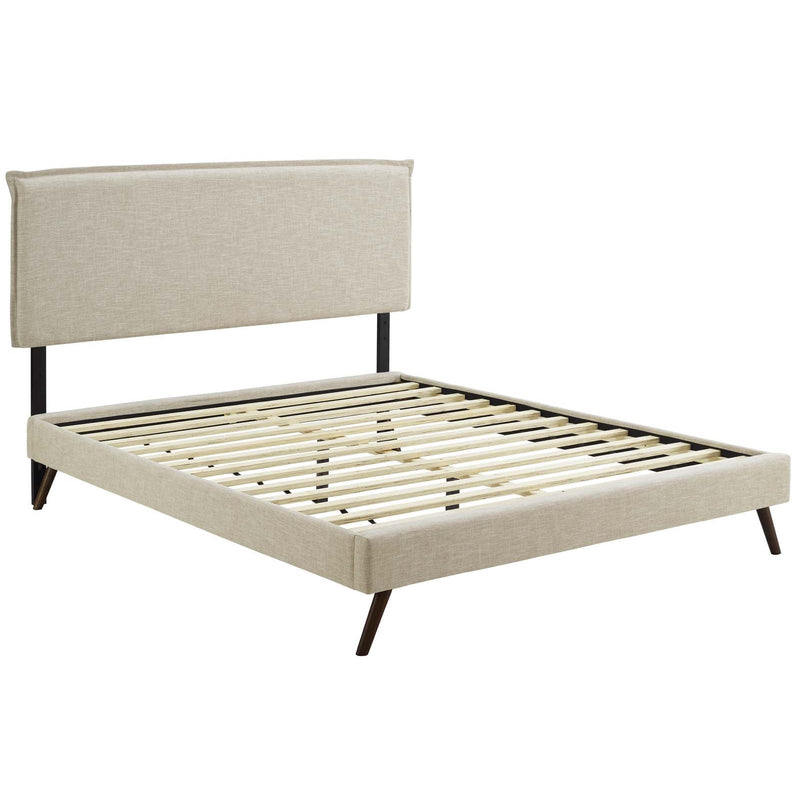 Modway Furniture Amaris Queen Upholstered Platform Bed MOD-5904-BEI IMAGE 4