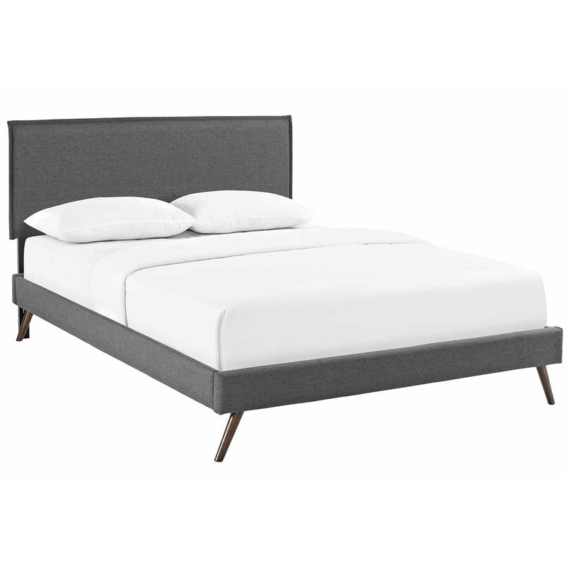 Modway Furniture Amaris Queen Upholstered Platform Bed MOD-5904-GRY IMAGE 2