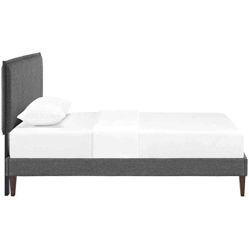 Modway Furniture Amaris Twin Upholstered Platform Bed MOD-5906-GRY IMAGE 3