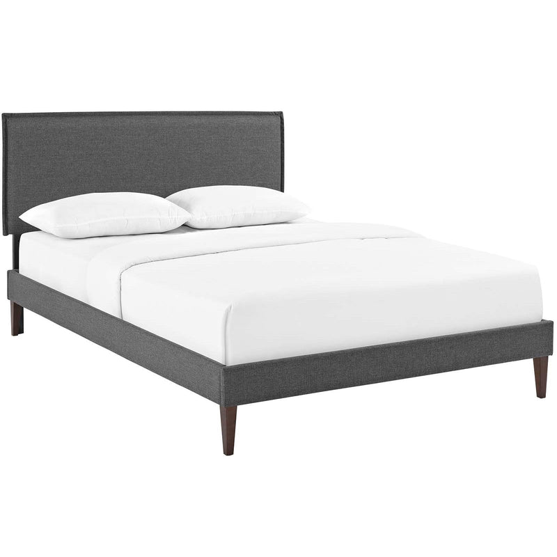 Modway Furniture Amaris Queen Upholstered Platform Bed MOD-5908-GRY IMAGE 2