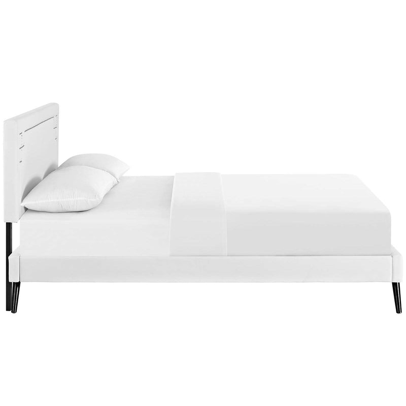 Modway Furniture Ruthie Full Upholstered Platform Bed MOD-5928-WHI IMAGE 3