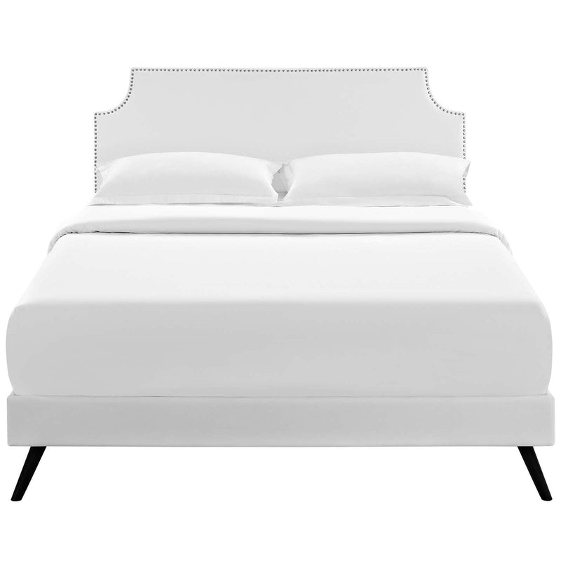 Modway Furniture Corene Full Upholstered Platform Bed MOD-5944-WHI IMAGE 1