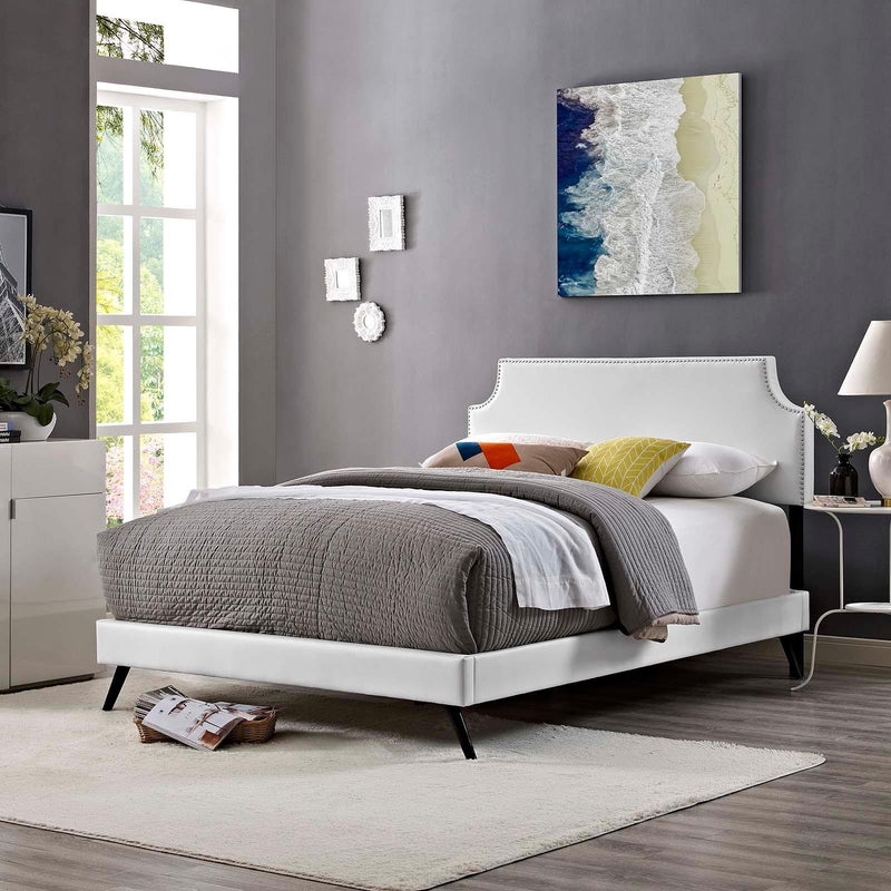 Modway Furniture Corene Full Upholstered Platform Bed MOD-5944-WHI IMAGE 7