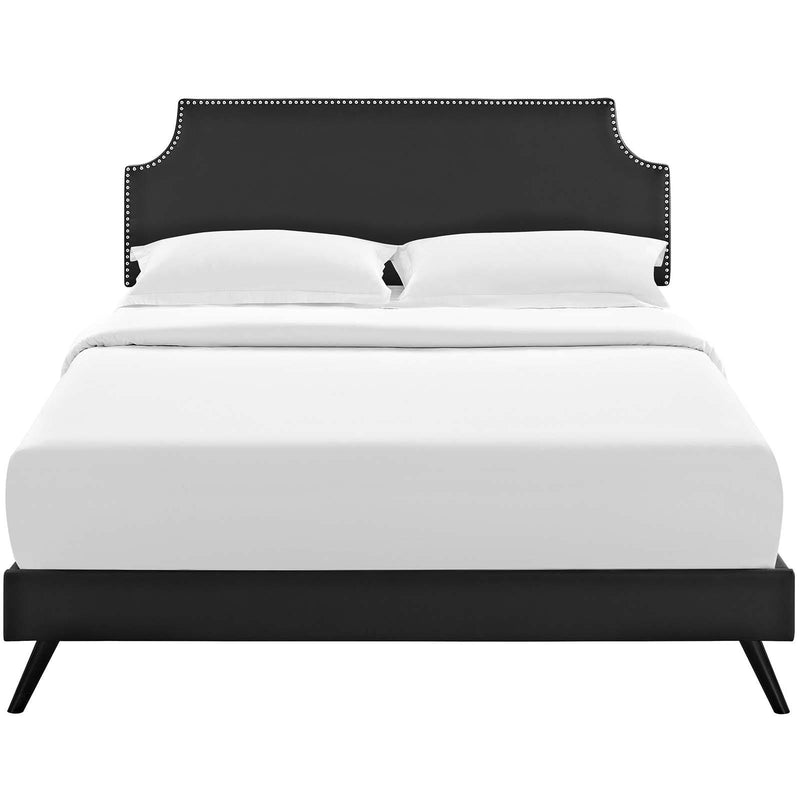 Modway Furniture Corene Queen Upholstered Platform Bed MOD-5946-BLK IMAGE 1