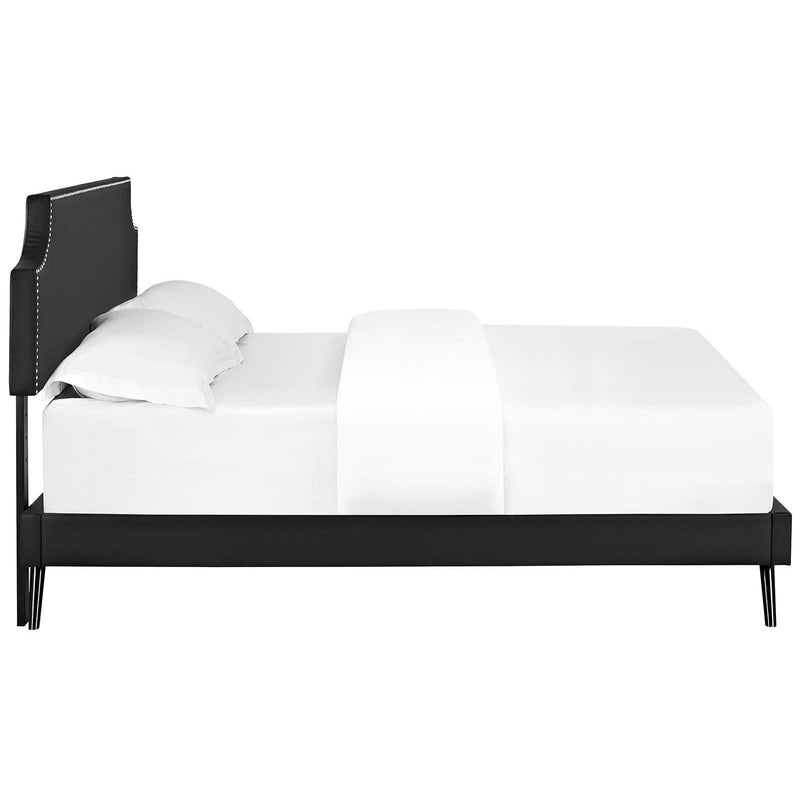 Modway Furniture Corene Queen Upholstered Platform Bed MOD-5946-BLK IMAGE 3