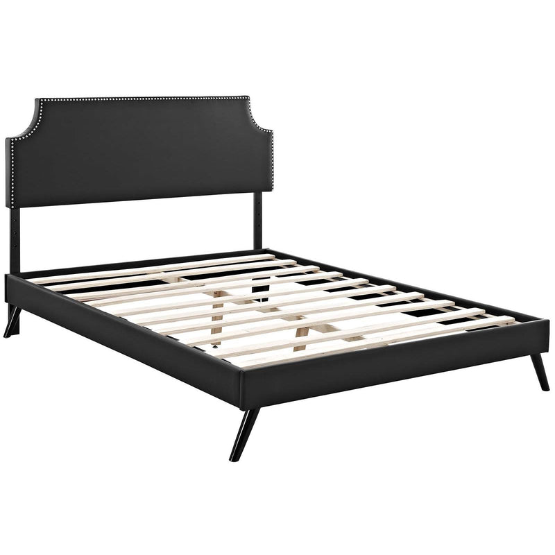 Modway Furniture Corene Queen Upholstered Platform Bed MOD-5946-BLK IMAGE 4