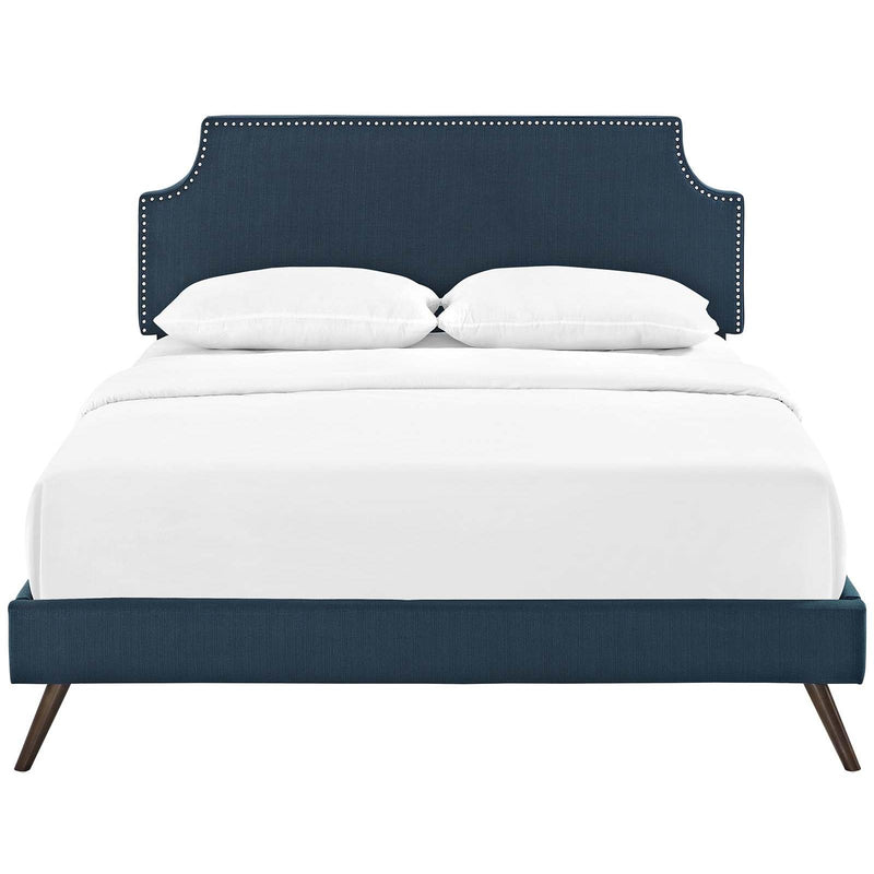 Modway Furniture Corene Queen Upholstered Platform Bed MOD-5947-AZU IMAGE 1