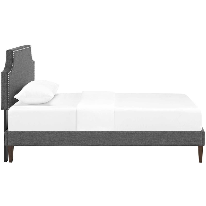 Modway Furniture Corene Twin Upholstered Platform Bed MOD-5951-GRY IMAGE 3