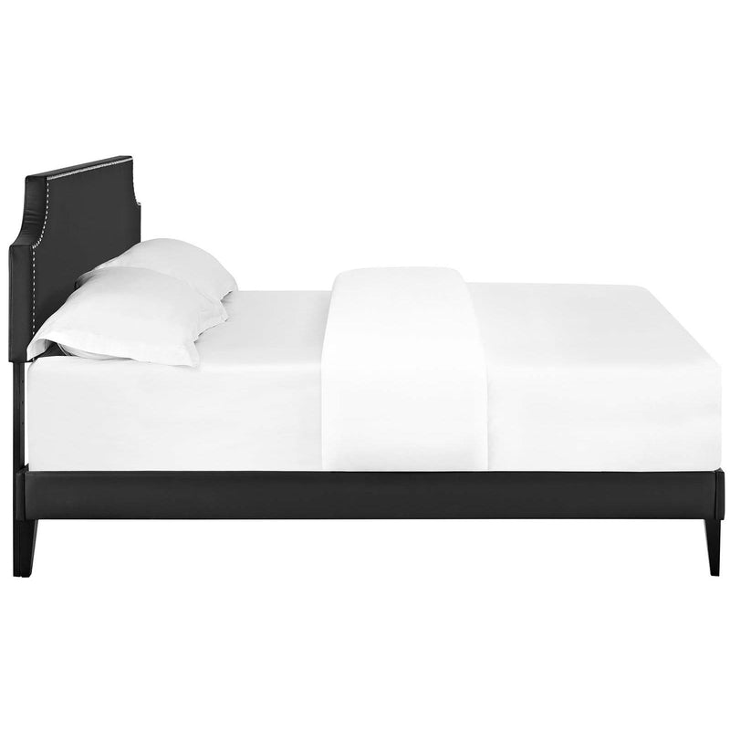 Modway Furniture Corene Full Upholstered Platform Bed MOD-5952-BLK IMAGE 3