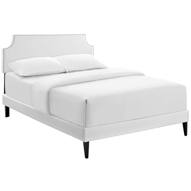 Modway Furniture Corene Queen Upholstered Platform Bed MOD-5954-WHI IMAGE 2