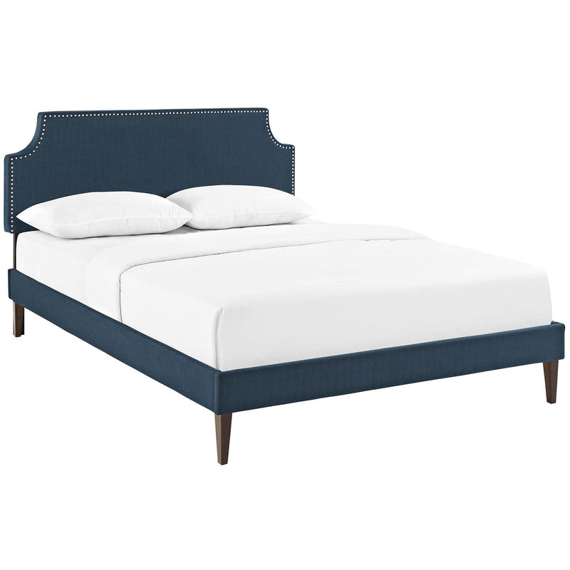 Modway Furniture Corene Queen Upholstered Platform Bed MOD-5955-AZU IMAGE 2