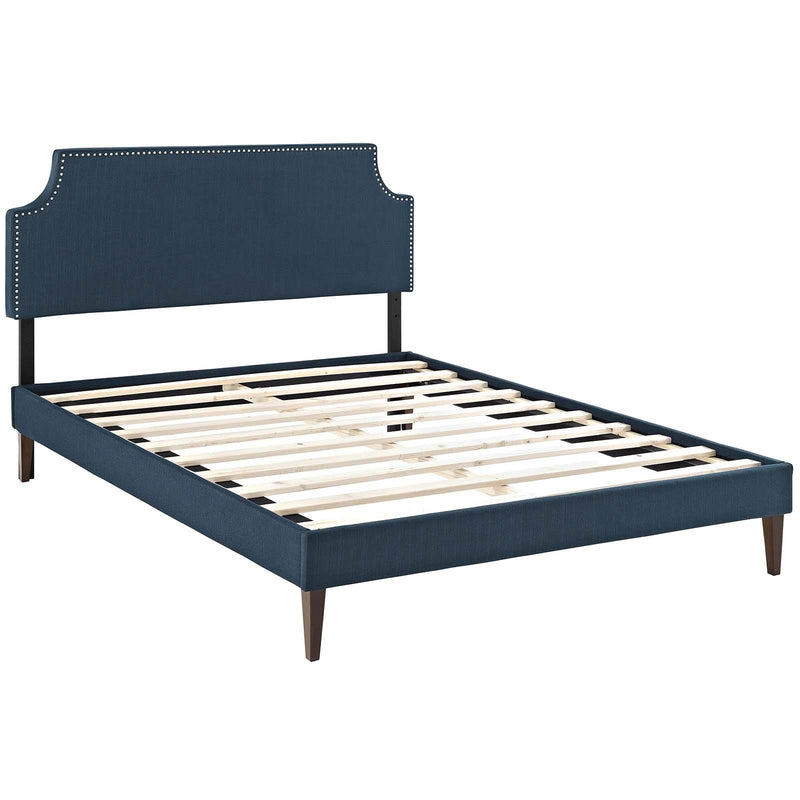 Modway Furniture Corene Queen Upholstered Platform Bed MOD-5955-AZU IMAGE 4