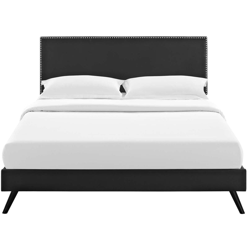 Modway Furniture Macie Full Upholstered Platform Bed MOD-5960-BLK IMAGE 1