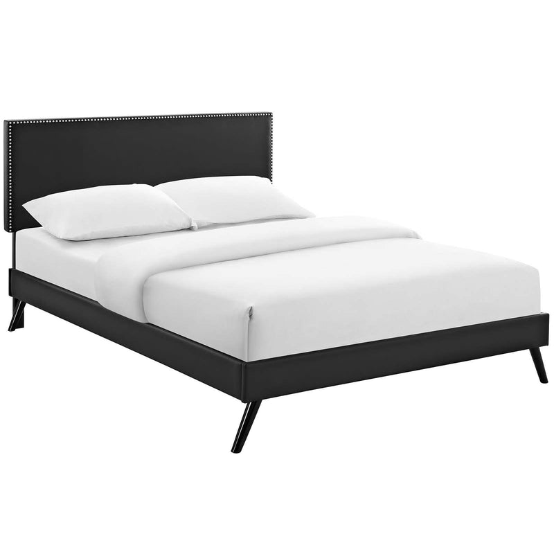 Modway Furniture Macie Full Upholstered Platform Bed MOD-5960-BLK IMAGE 2