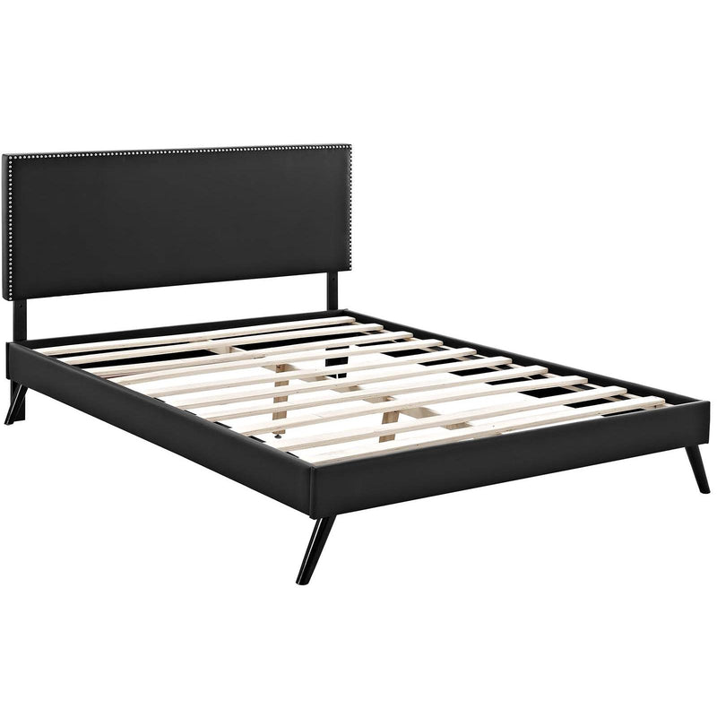 Modway Furniture Macie Full Upholstered Platform Bed MOD-5960-BLK IMAGE 4