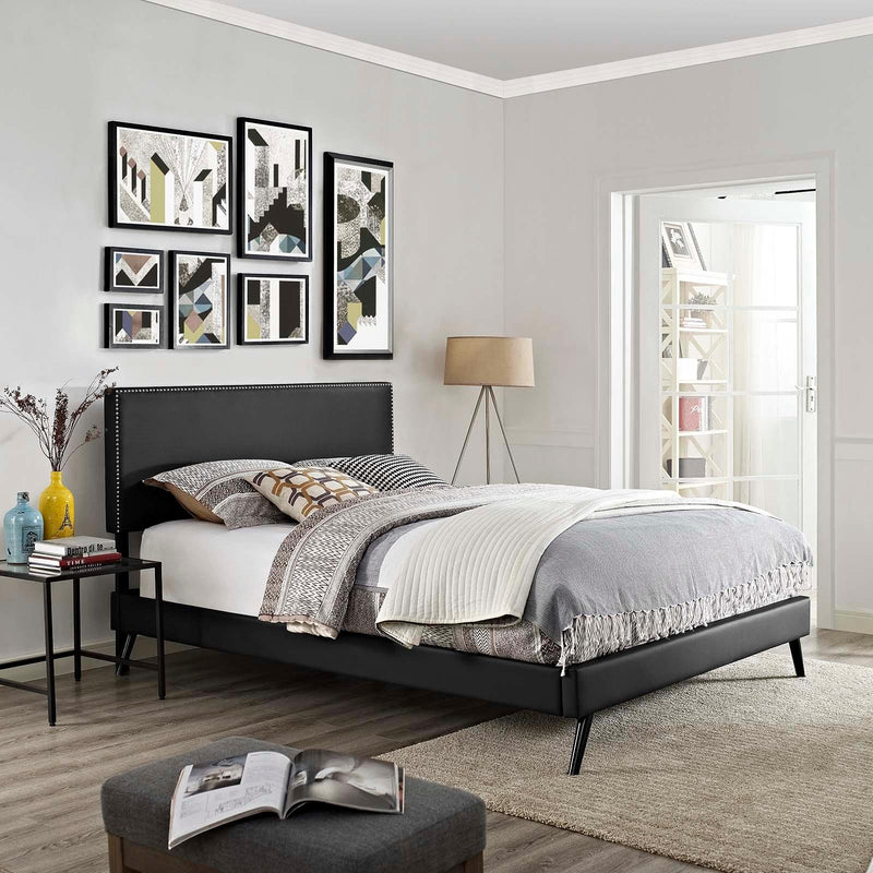 Modway Furniture Macie Full Upholstered Platform Bed MOD-5960-BLK IMAGE 7