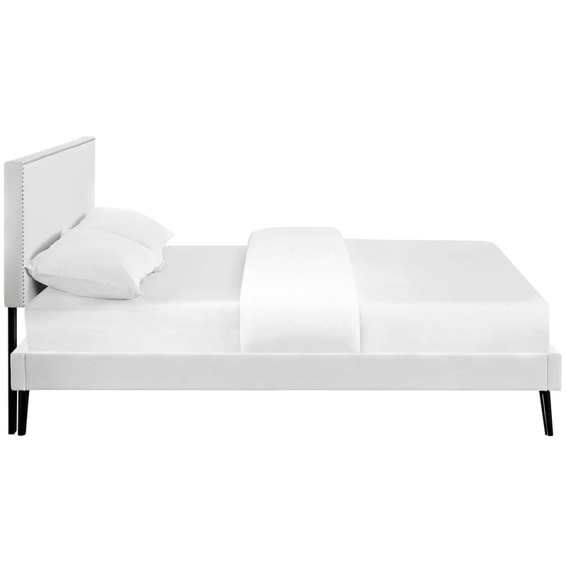 Modway Furniture Macie Full Upholstered Platform Bed MOD-5960-WHI IMAGE 3