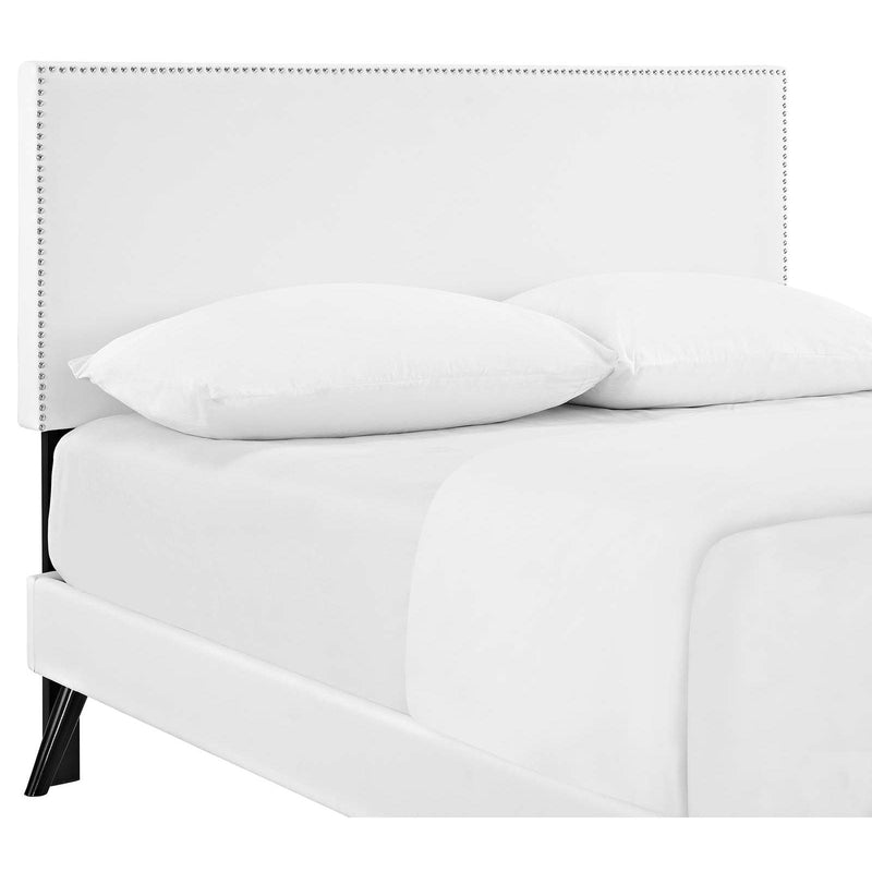 Modway Furniture Macie Full Upholstered Platform Bed MOD-5960-WHI IMAGE 5