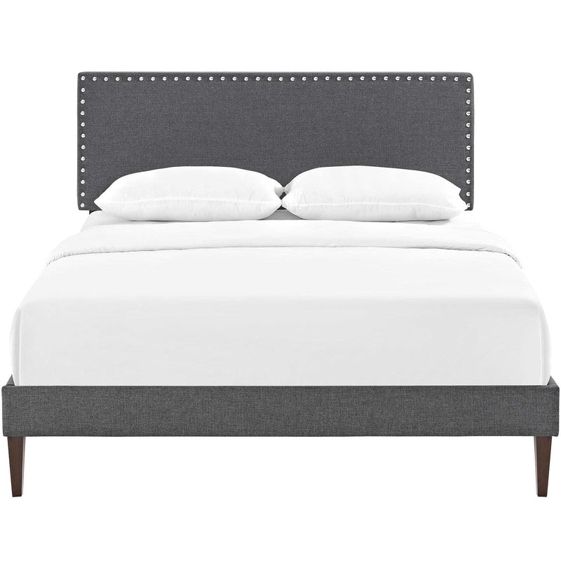 Modway Furniture Macie Full Upholstered Platform Bed MOD-5969-GRY IMAGE 1