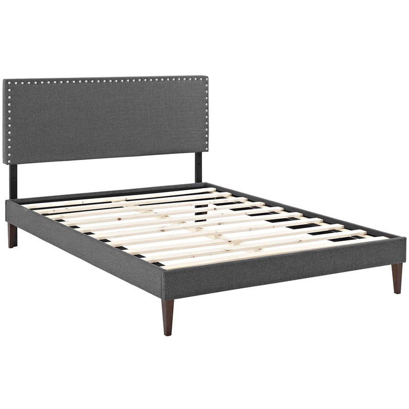 Modway Furniture Macie Full Upholstered Platform Bed MOD-5969-GRY IMAGE 4