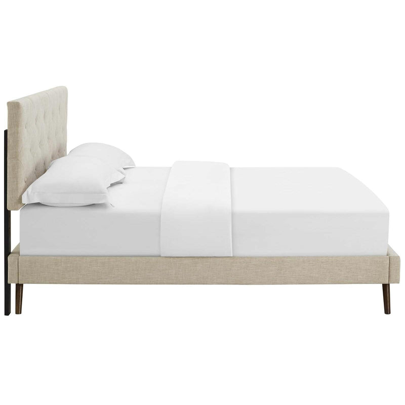 Modway Furniture Tarah King Upholstered Platform Bed MOD-5981-BEI IMAGE 3