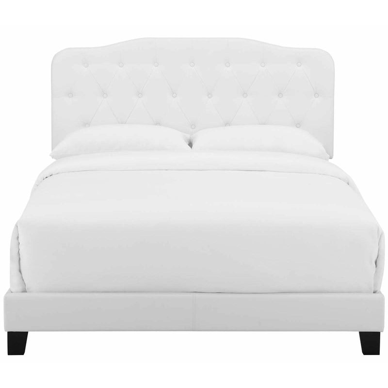 Modway Furniture Amelia Queen Upholstered Platform Bed MOD-5992-WHI IMAGE 1