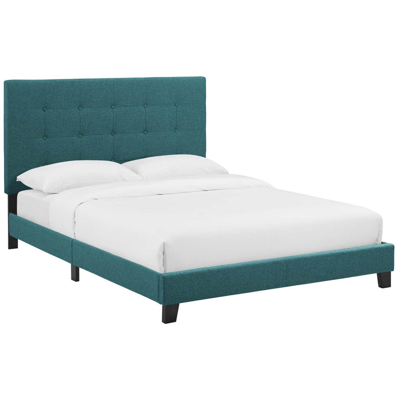 Modway Furniture Melanie King Upholstered Platform Bed MOD-5994-TEA IMAGE 2