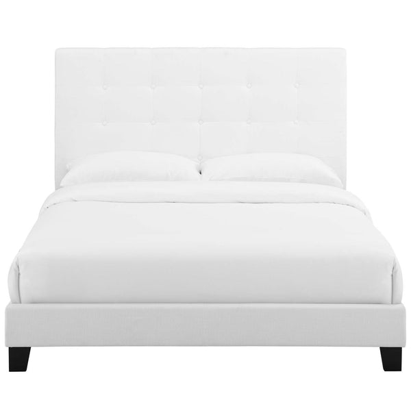 Modway Furniture Melanie King Upholstered Platform Bed MOD-5994-WHI IMAGE 1