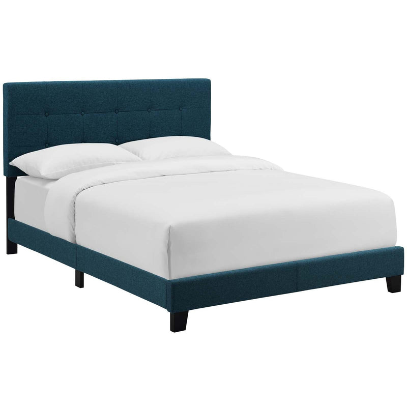 Modway Furniture Amira Twin Upholstered Platform Bed MOD-5999-AZU IMAGE 2