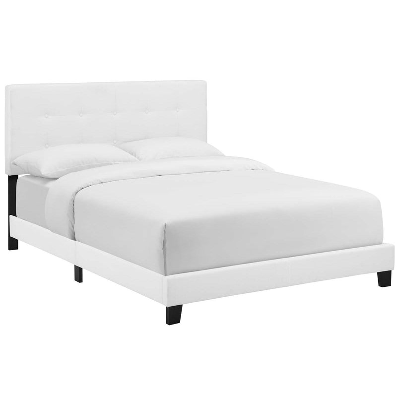 Modway Furniture Amira Twin Upholstered Platform Bed MOD-5999-WHI IMAGE 2