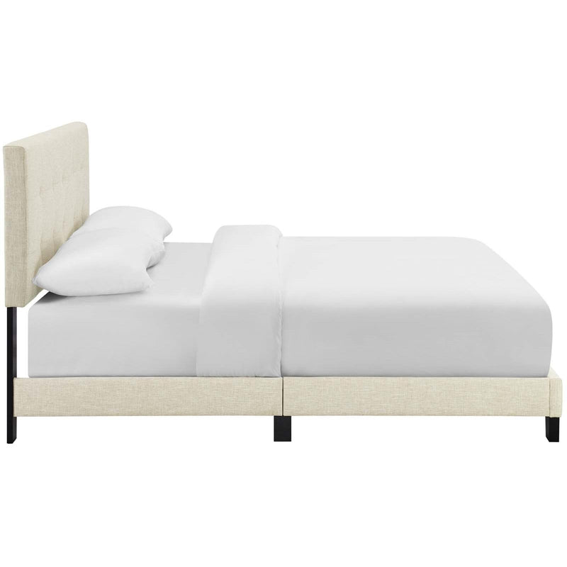 Modway Furniture Amira Queen Upholstered Platform Bed MOD-6001-BEI IMAGE 3