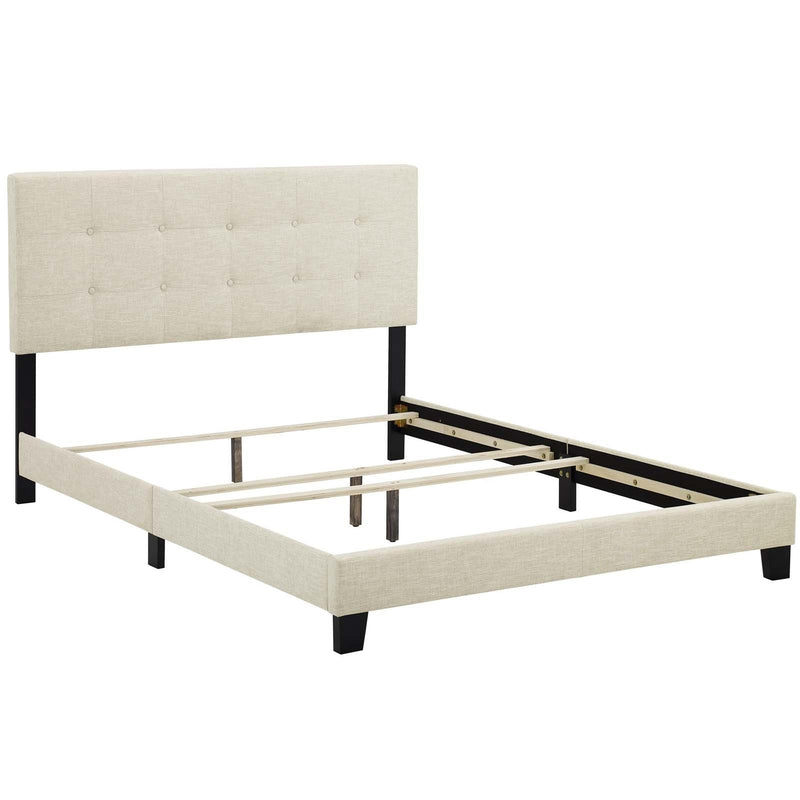 Modway Furniture Amira Queen Upholstered Platform Bed MOD-6001-BEI IMAGE 4