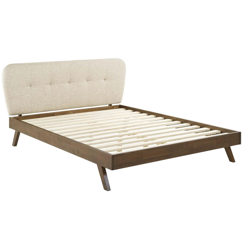 Modway Furniture Gianna Queen Upholstered Platform Bed MOD-6004-BEI IMAGE 4