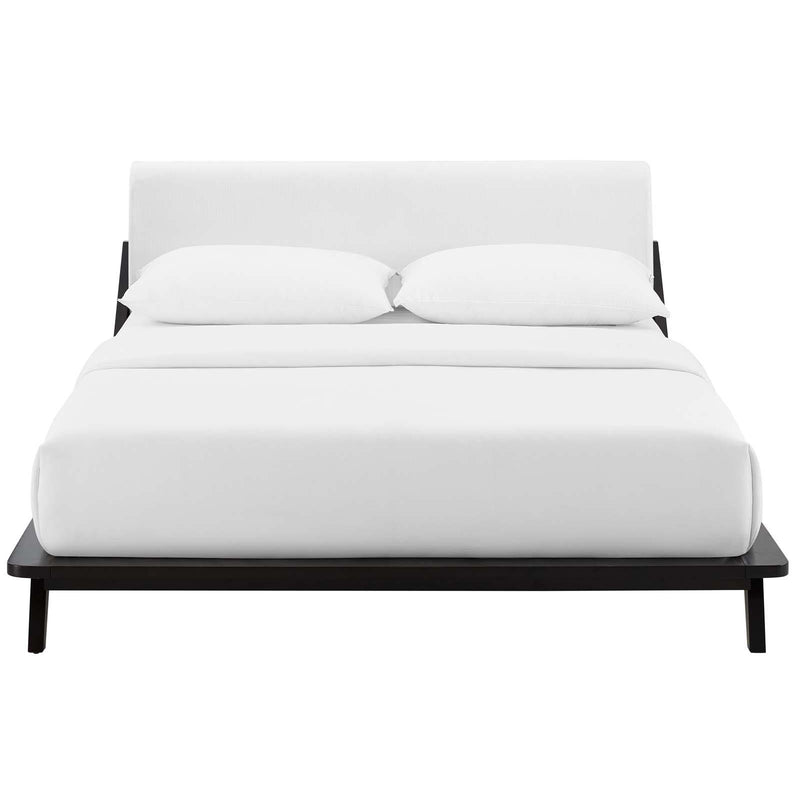 Modway Furniture Luella Queen Upholstered Platform Bed MOD-6047-CAP-WHI IMAGE 1