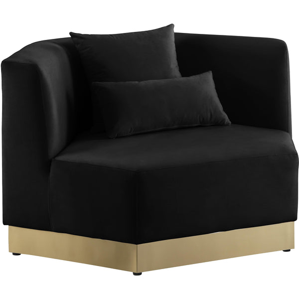 Meridian Marquis Stationary Fabric Chair 600Black-C IMAGE 1