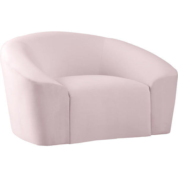 Meridian Riley Stationary Fabric Chair 610Pink-C IMAGE 1