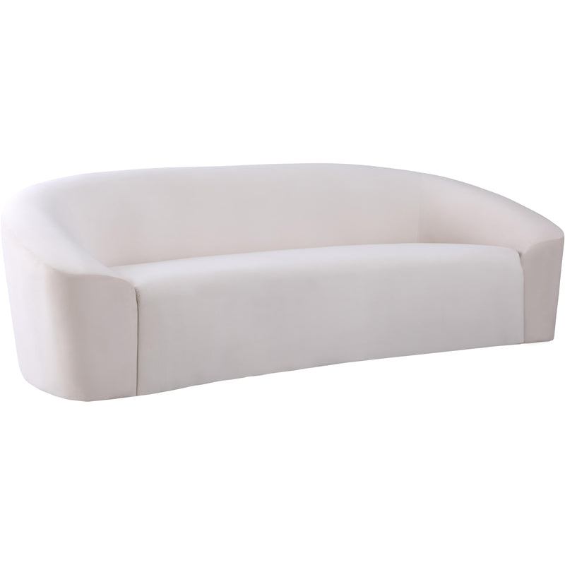 Meridian Riley Stationary Fabric Sofa 610Cream-S IMAGE 1