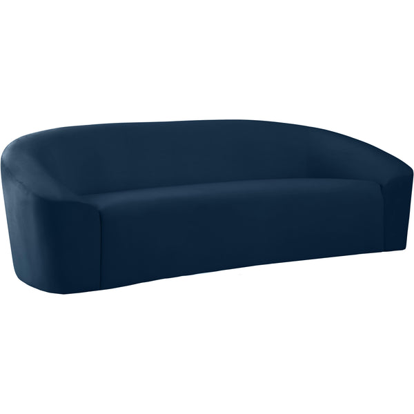 Meridian Riley Stationary Fabric Sofa 610Navy-S IMAGE 1