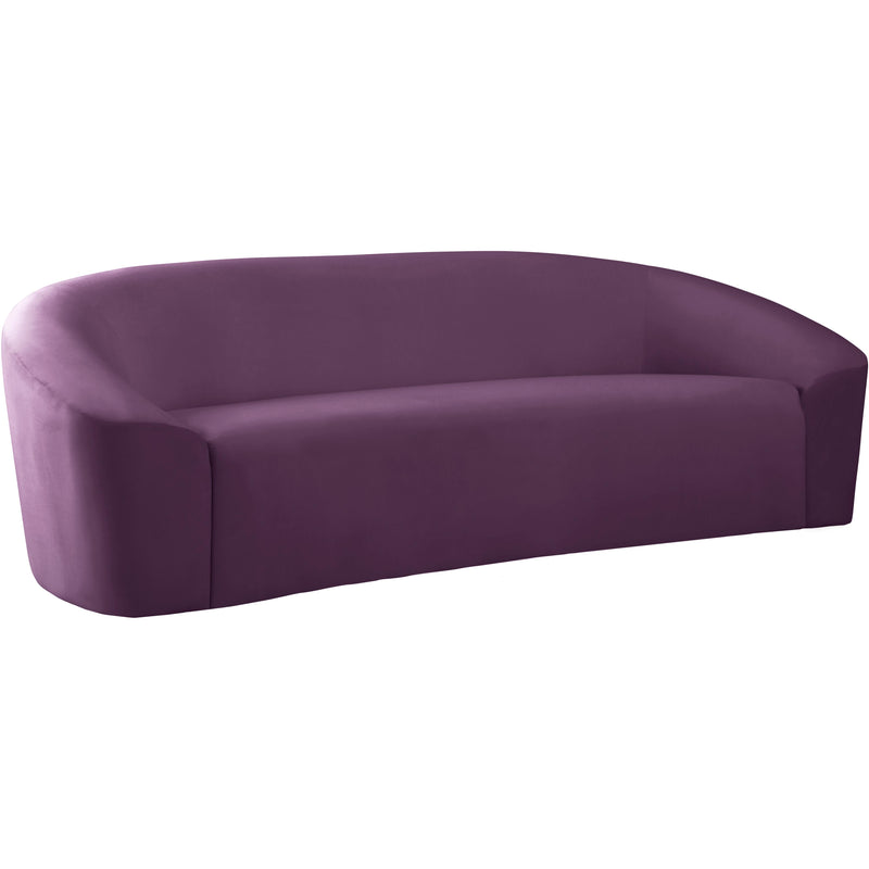 Meridian Riley Stationary Fabric Sofa 610Purple-S IMAGE 1