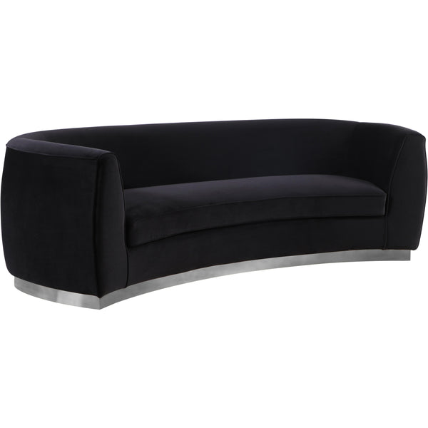 Meridian Julian Stationary Fabric Sofa 621Black-S IMAGE 1