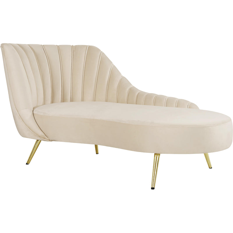 Meridian Margo Fabric Chaise 622Cream-Chaise IMAGE 1