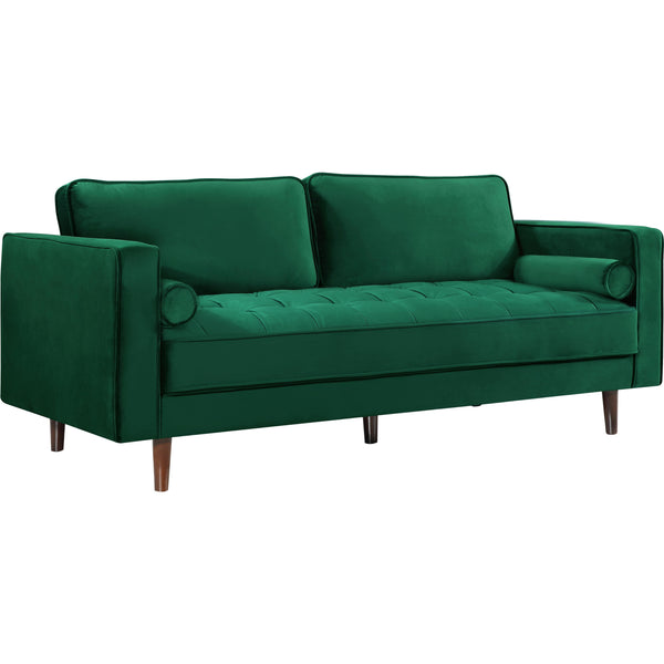 Meridian Emily Stationary Fabric Sofa 625Green-S IMAGE 1