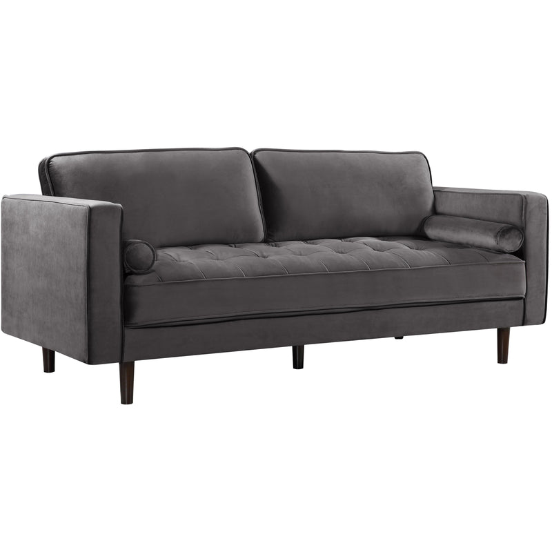 Meridian Emily Stationary Fabric Sofa 625Grey-S IMAGE 1