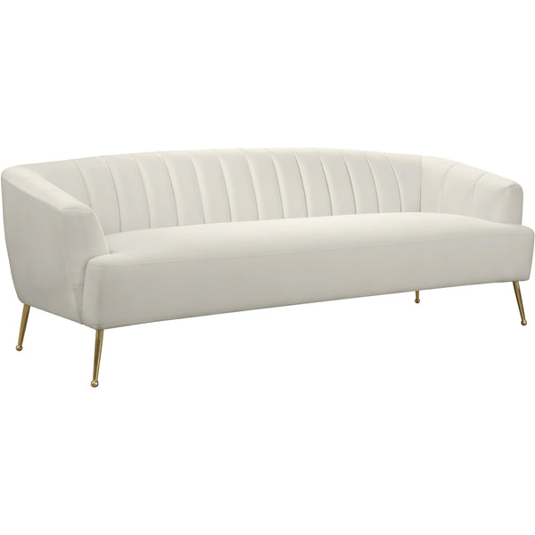 Meridian Tori Stationary Fabric Sofa 657Cream-S IMAGE 1