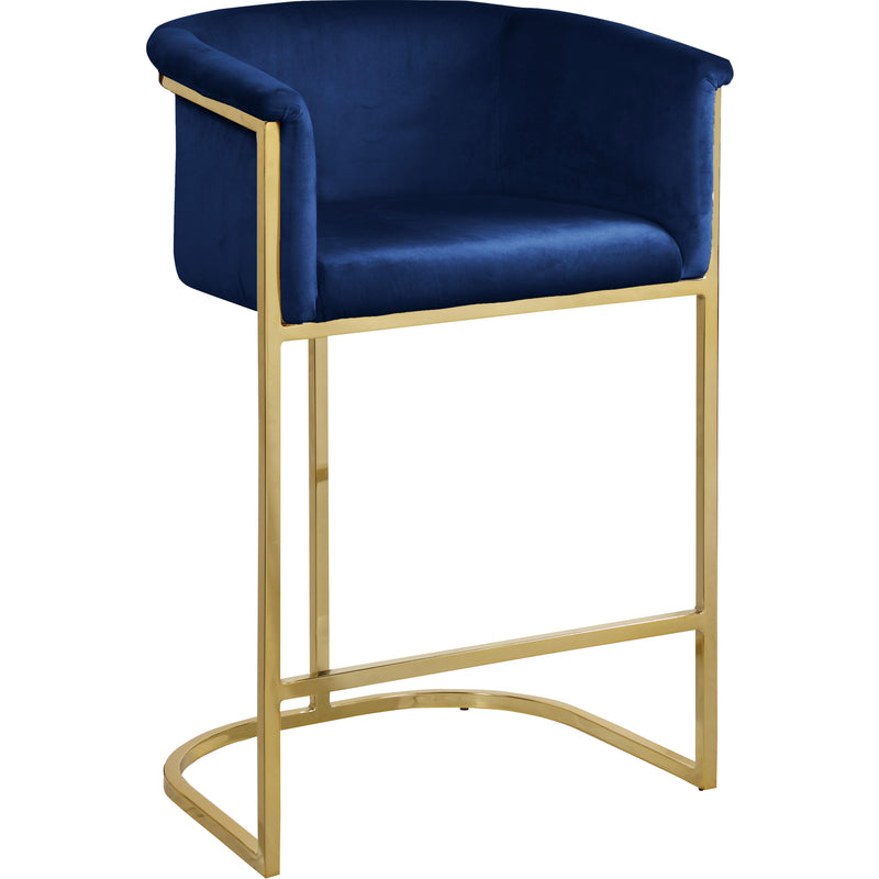 Meridian Donatella Counter Height Stool 700Navy-C IMAGE 1