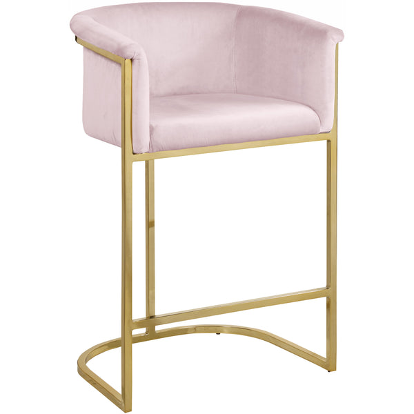 Meridian Donatella Counter Height Stool 700Pink-C IMAGE 1