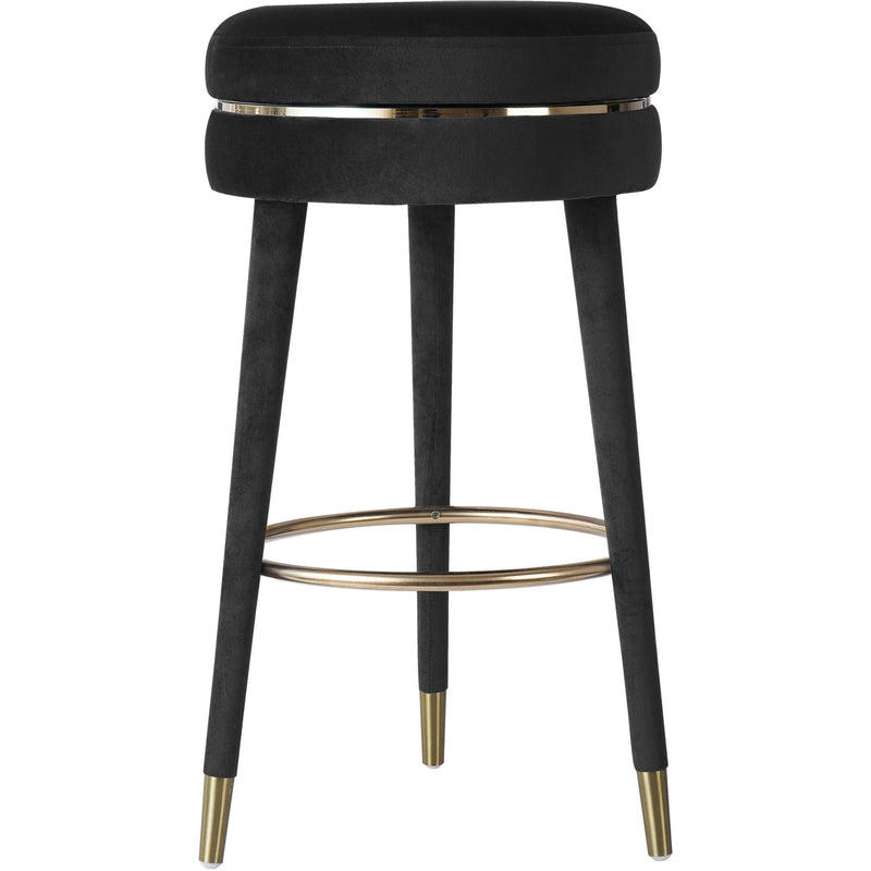 Meridian Coral Pub Height Stool 702Black-C IMAGE 1