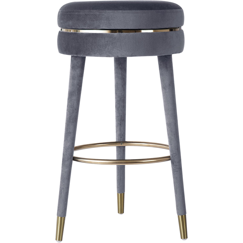 Meridian Coral Pub Height Stool 702Grey-C IMAGE 1