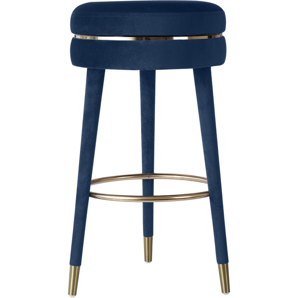 Meridian Coral Pub Height Stool 702Navy-C IMAGE 1