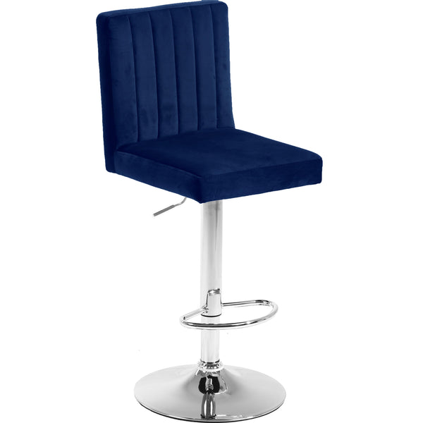 Meridian Joel Adjustable Height Stool 710Navy IMAGE 1